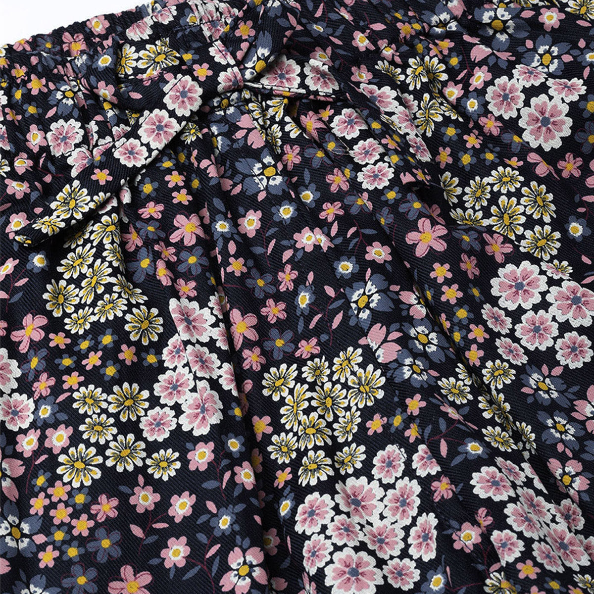 Women Navy Blue Tee With Navy Blue Printed Pyjama set