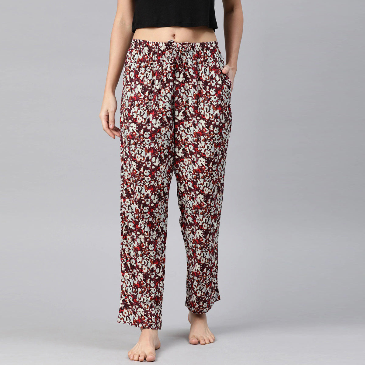 Women Multicolour Print Pyjama
