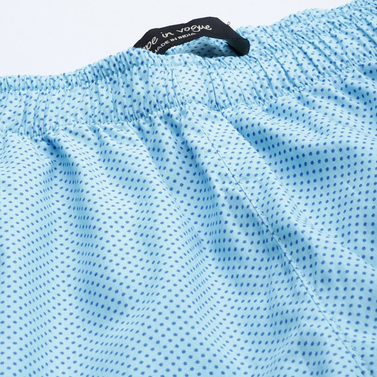 Women Blue Dots Print Pyjama